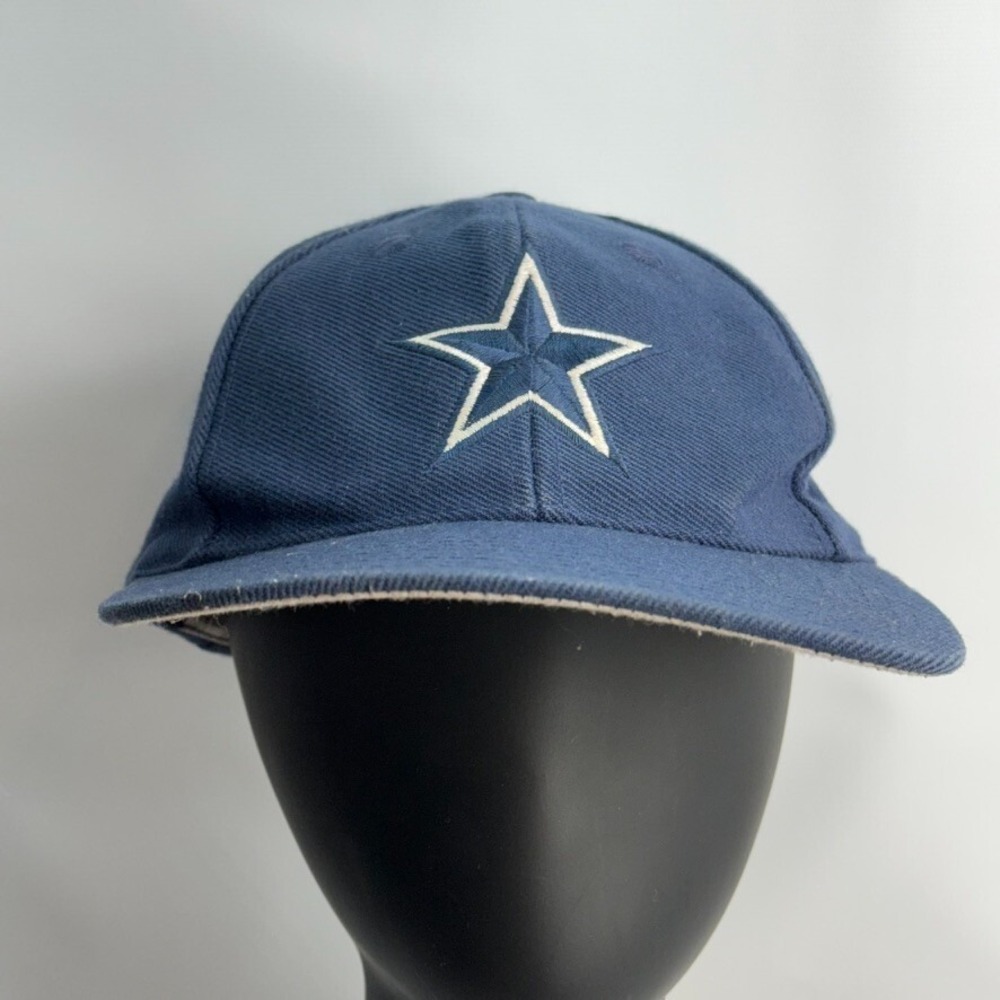 Vintage Dallas Cowboys Logo Athletic‎ Hat Strapback NFL Blue Adjustable Cap 90s